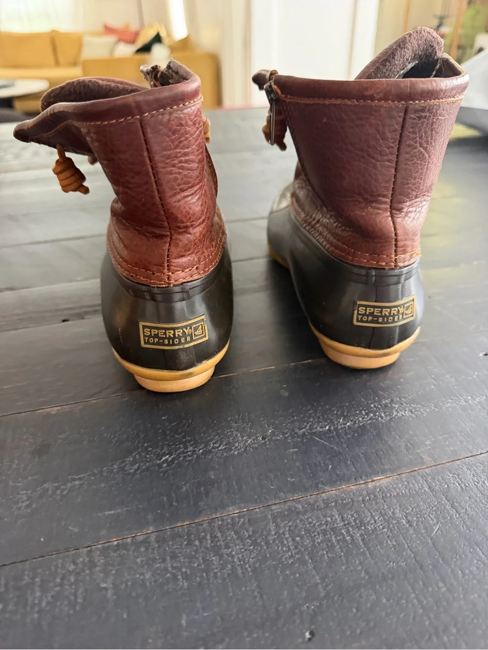 Sperry leather upper